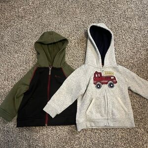 Kids' Fire Truck and Colorblock Hoodies